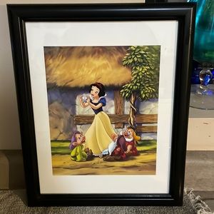 Disney Princess Snow White framed picture